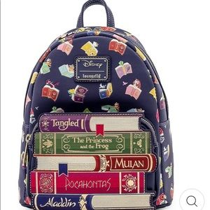 Loungefly Disney princess books backpack